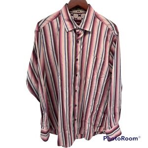 Tommy Bahama Men's Multiple Color Large Striped Long Sleeve Shirt